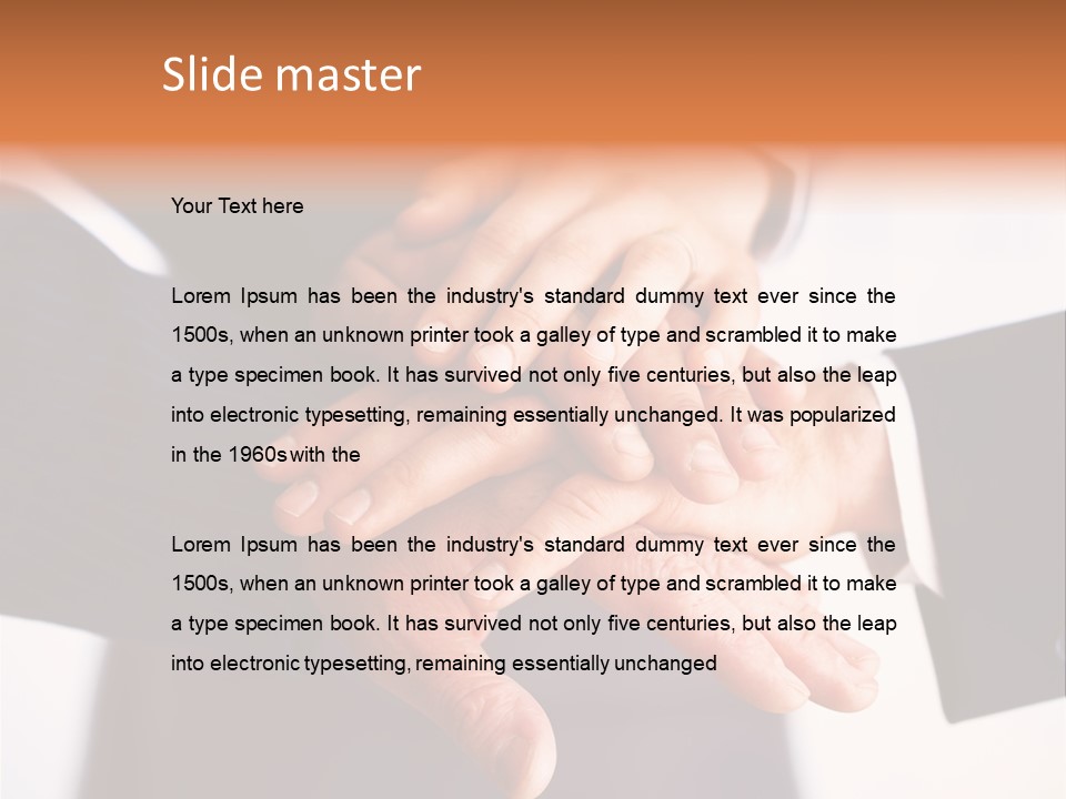 Company Happy Job PowerPoint Template