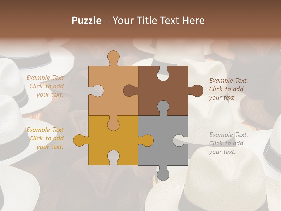 Band Woven Clothes PowerPoint Template