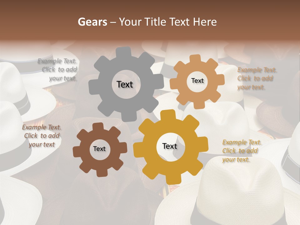 Band Woven Clothes PowerPoint Template