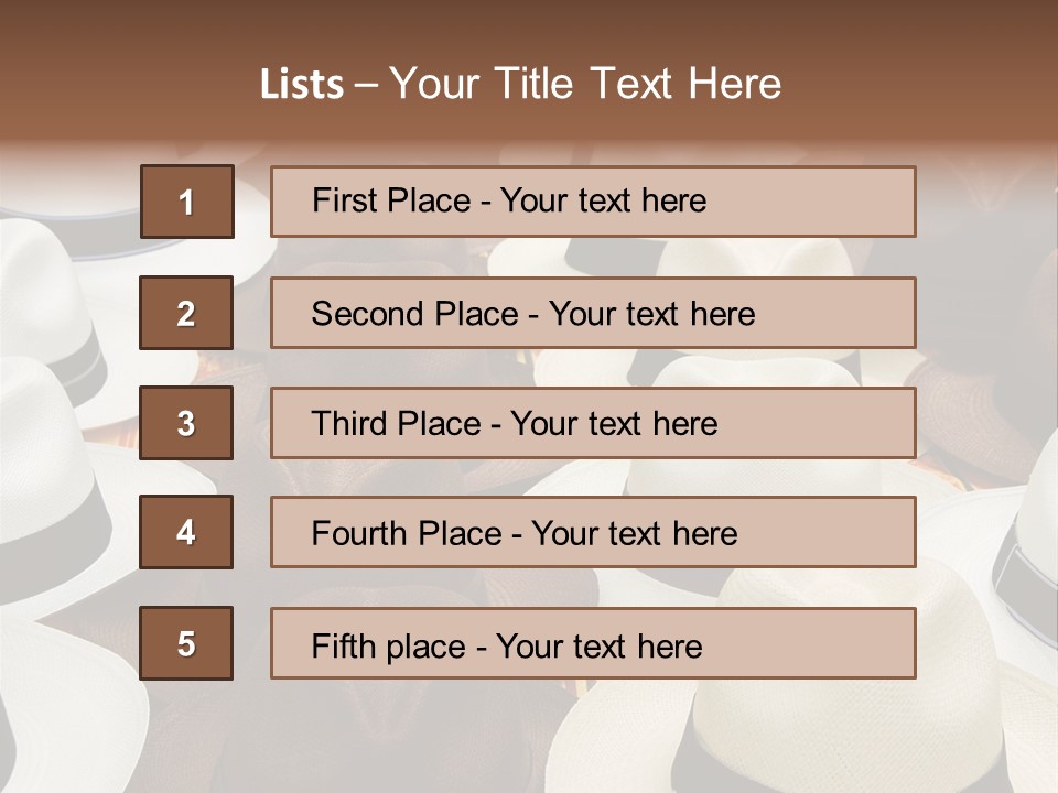 Band Woven Clothes PowerPoint Template