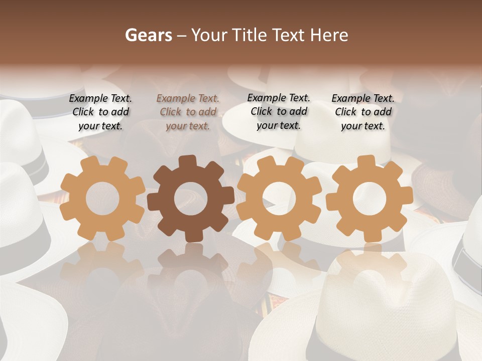 Band Woven Clothes PowerPoint Template