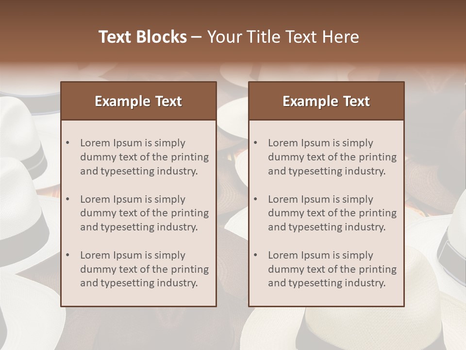 Band Woven Clothes PowerPoint Template