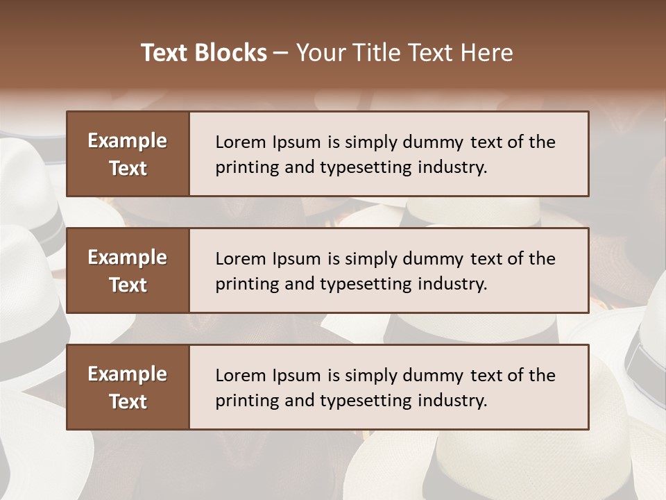 Band Woven Clothes PowerPoint Template