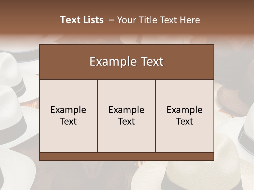 Band Woven Clothes PowerPoint Template