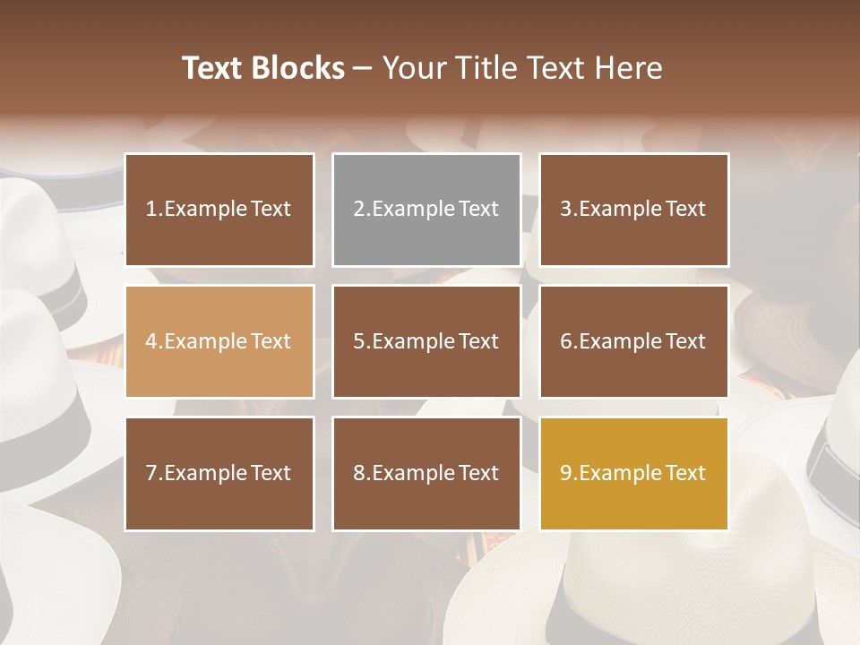 Band Woven Clothes PowerPoint Template