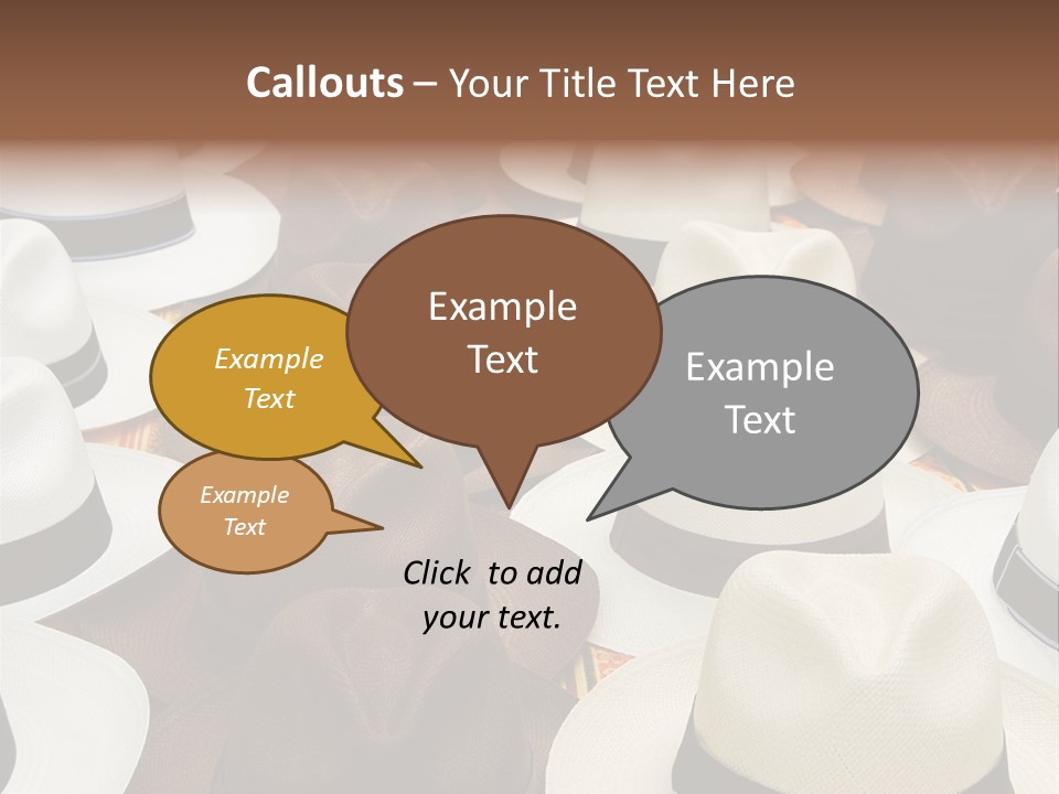 Band Woven Clothes PowerPoint Template