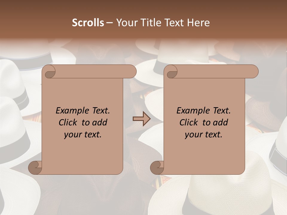 Band Woven Clothes PowerPoint Template