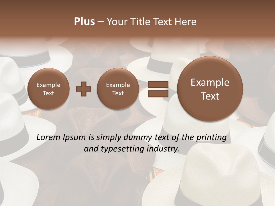 Band Woven Clothes PowerPoint Template