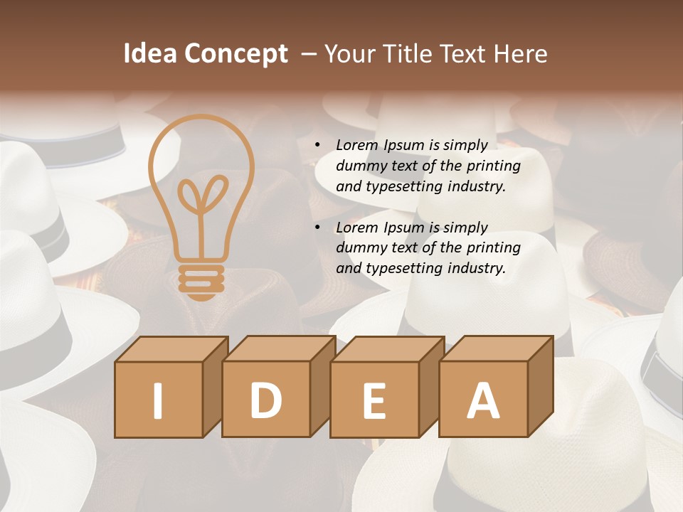 Band Woven Clothes PowerPoint Template