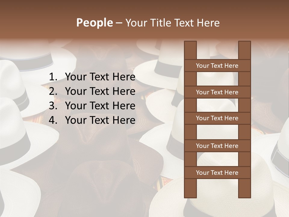 Band Woven Clothes PowerPoint Template
