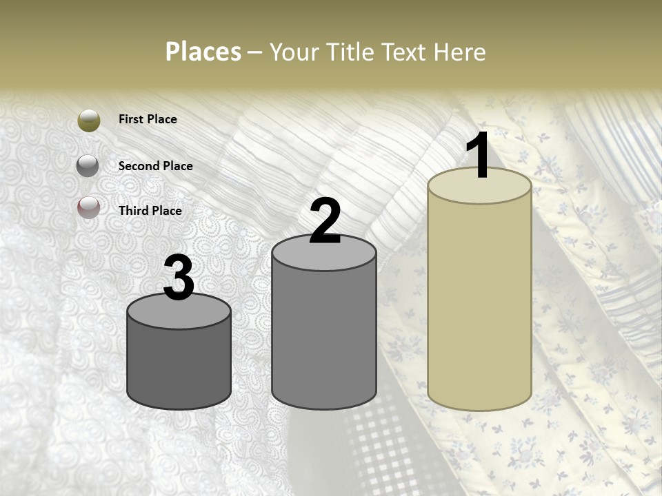 Cloth Blanket Country PowerPoint Template