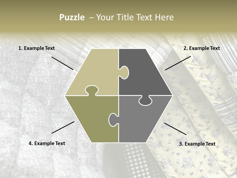 Cloth Blanket Country PowerPoint Template