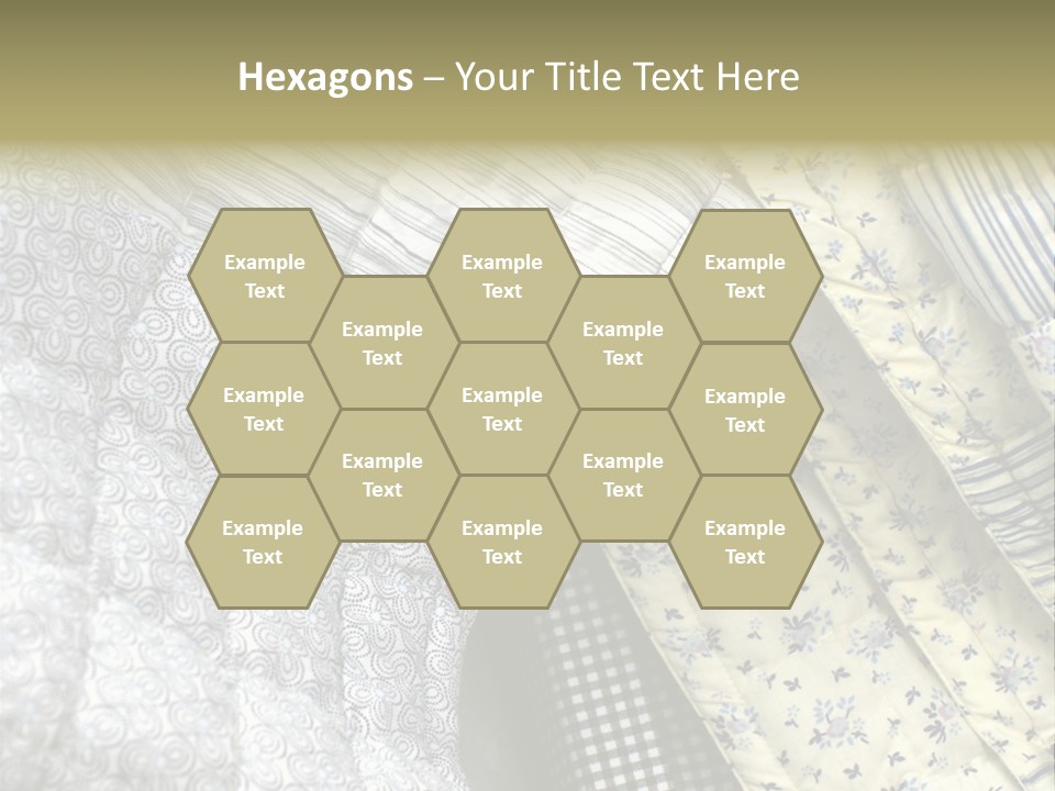 Cloth Blanket Country PowerPoint Template