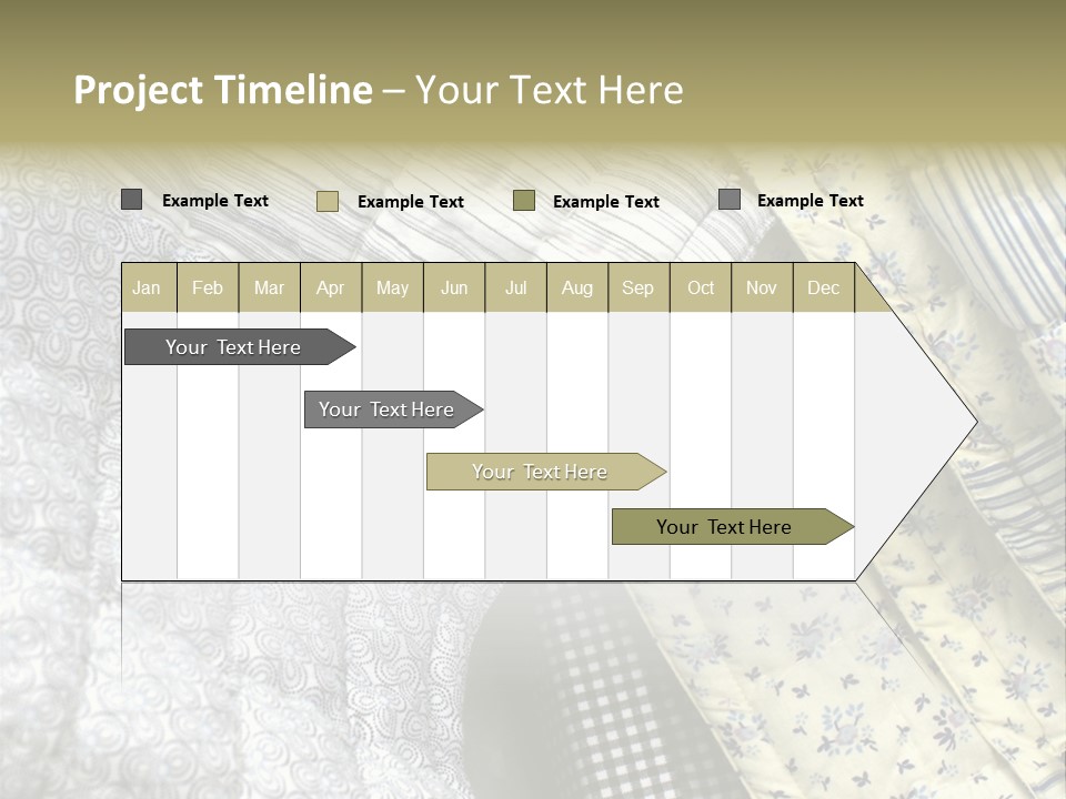 Cloth Blanket Country PowerPoint Template