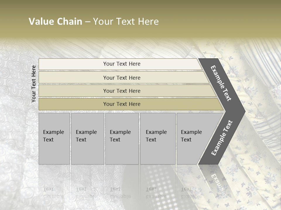 Cloth Blanket Country PowerPoint Template