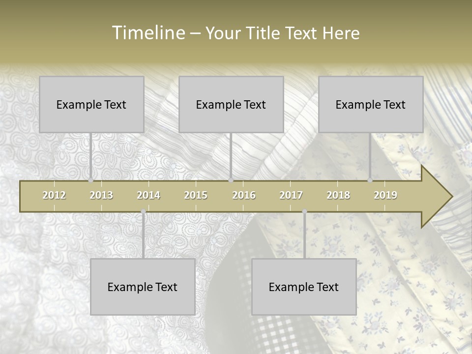 Cloth Blanket Country PowerPoint Template