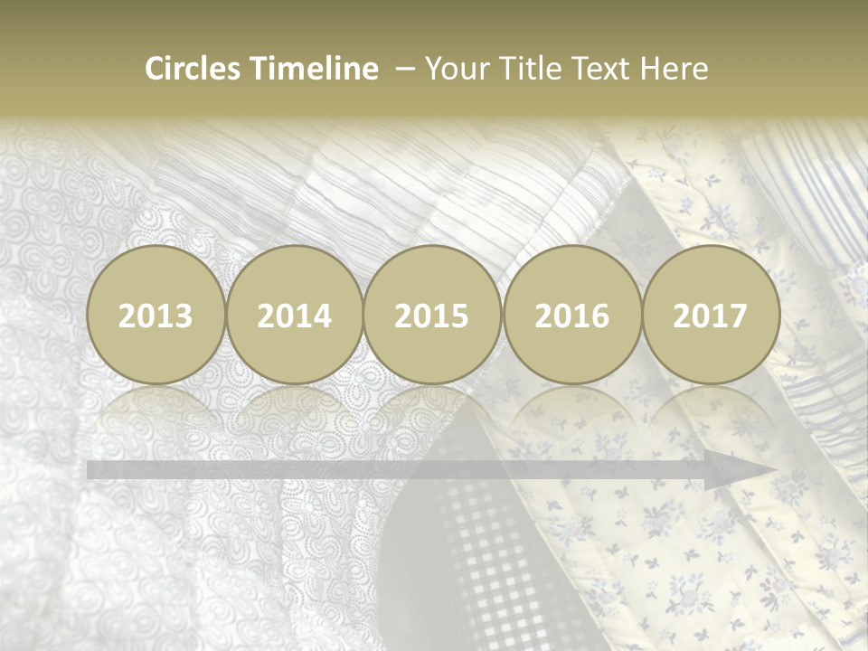 Cloth Blanket Country PowerPoint Template