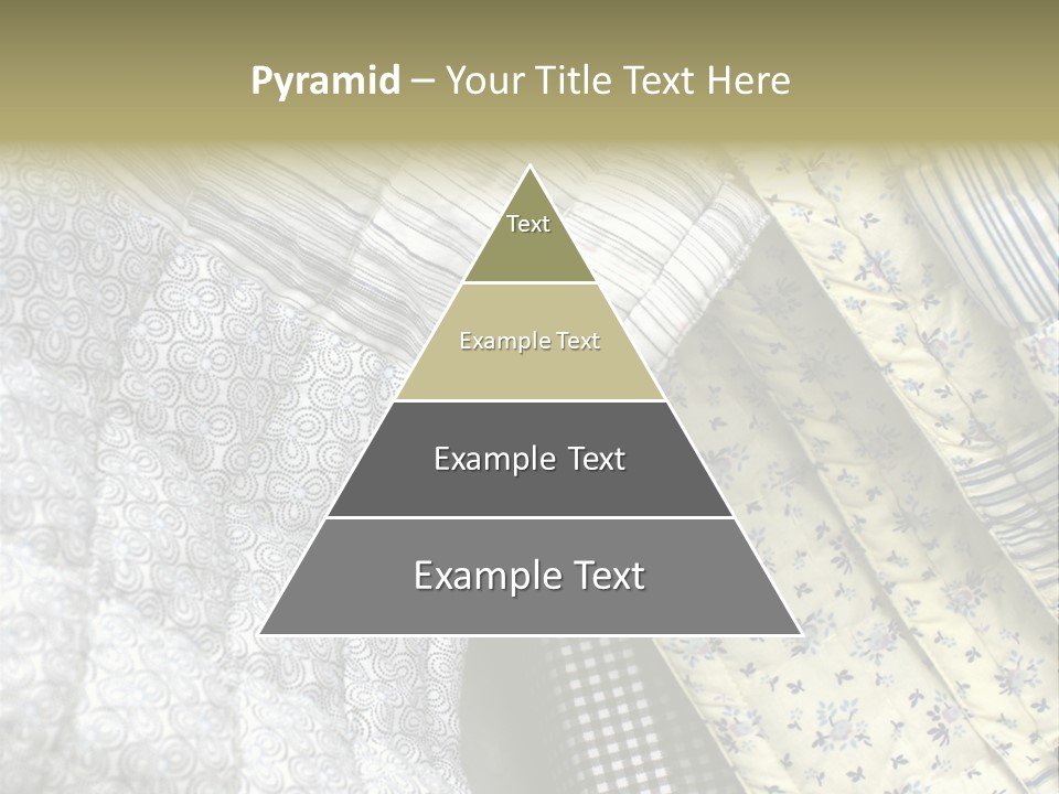 Cloth Blanket Country PowerPoint Template