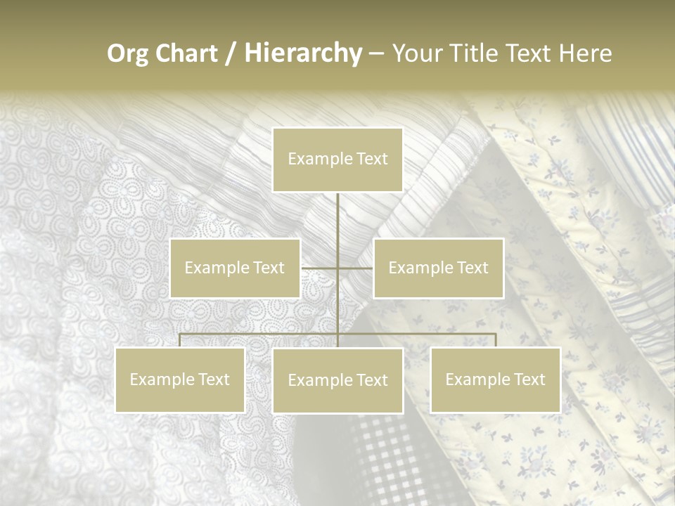 Cloth Blanket Country PowerPoint Template