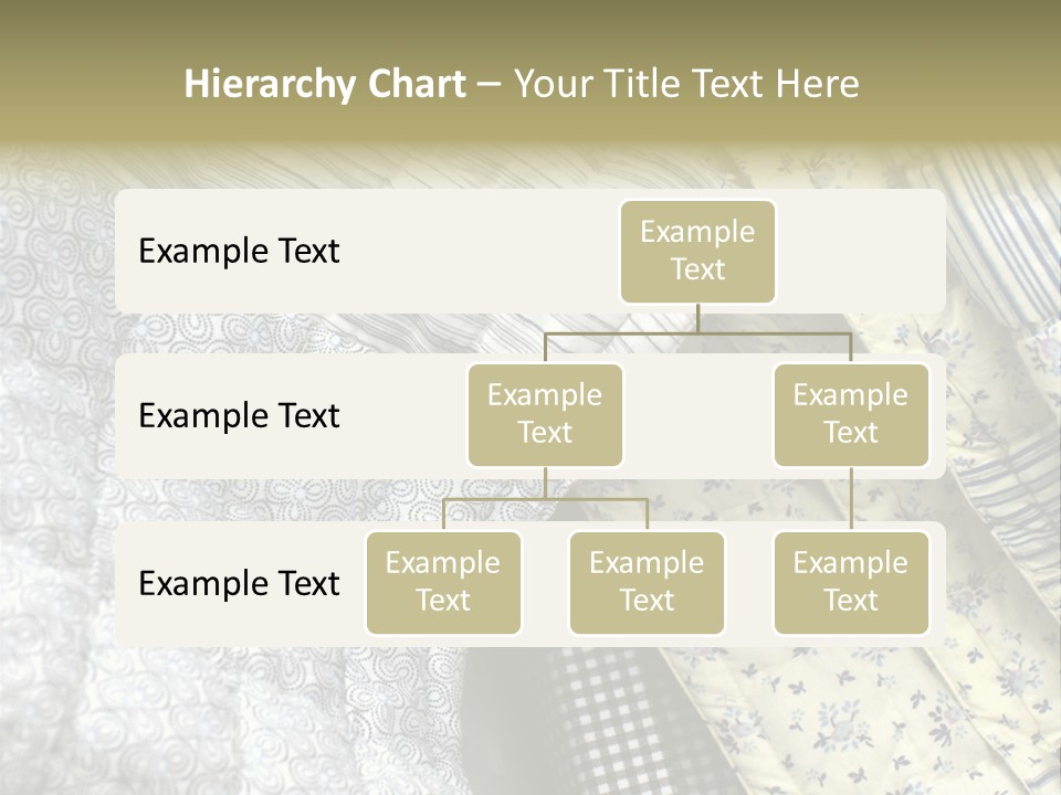 Cloth Blanket Country PowerPoint Template