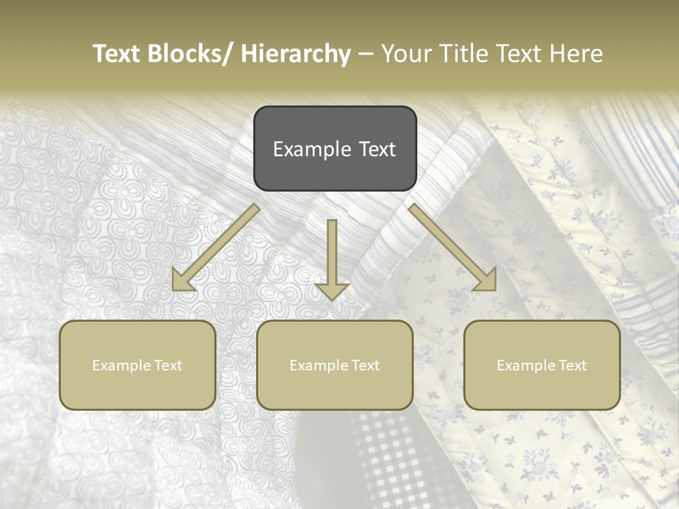 Cloth Blanket Country PowerPoint Template