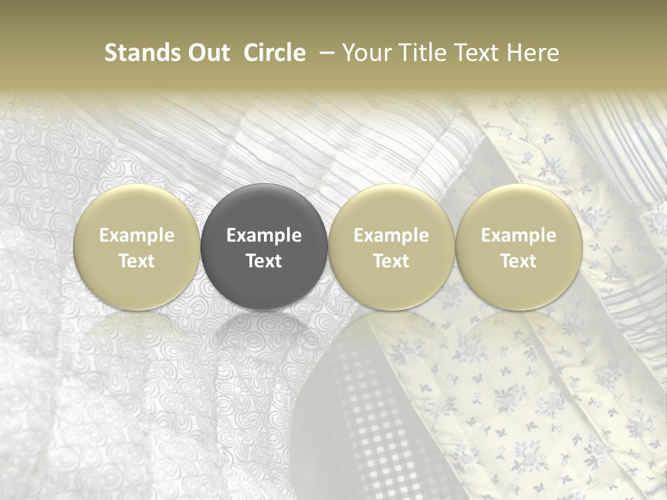 Cloth Blanket Country PowerPoint Template