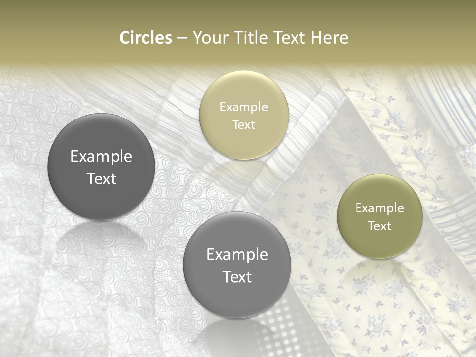 Cloth Blanket Country PowerPoint Template