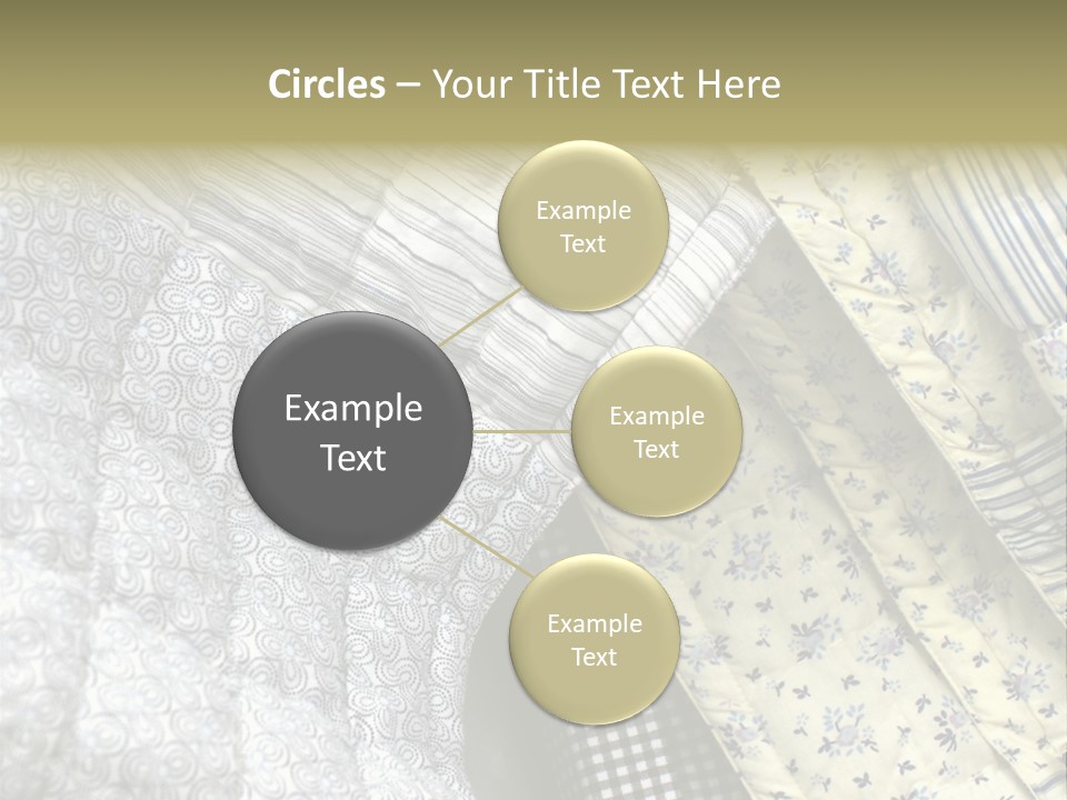 Cloth Blanket Country PowerPoint Template