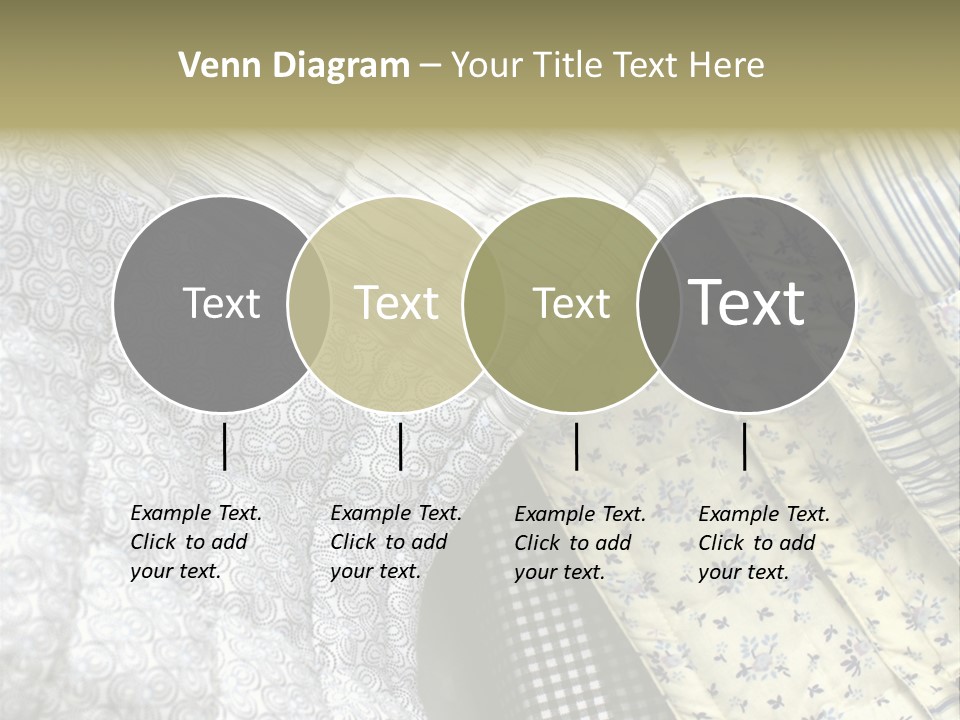 Cloth Blanket Country PowerPoint Template