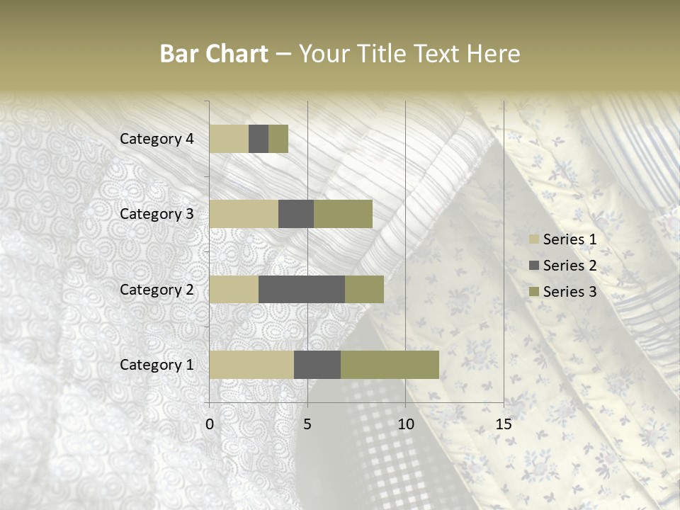 Cloth Blanket Country PowerPoint Template