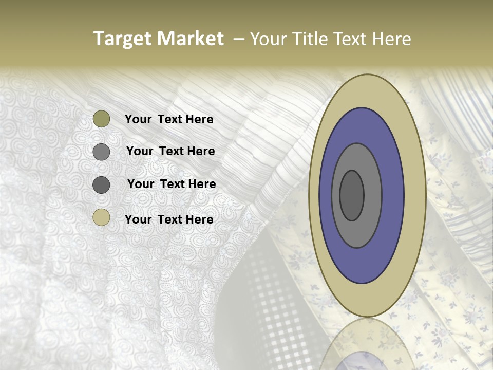 Cloth Blanket Country PowerPoint Template