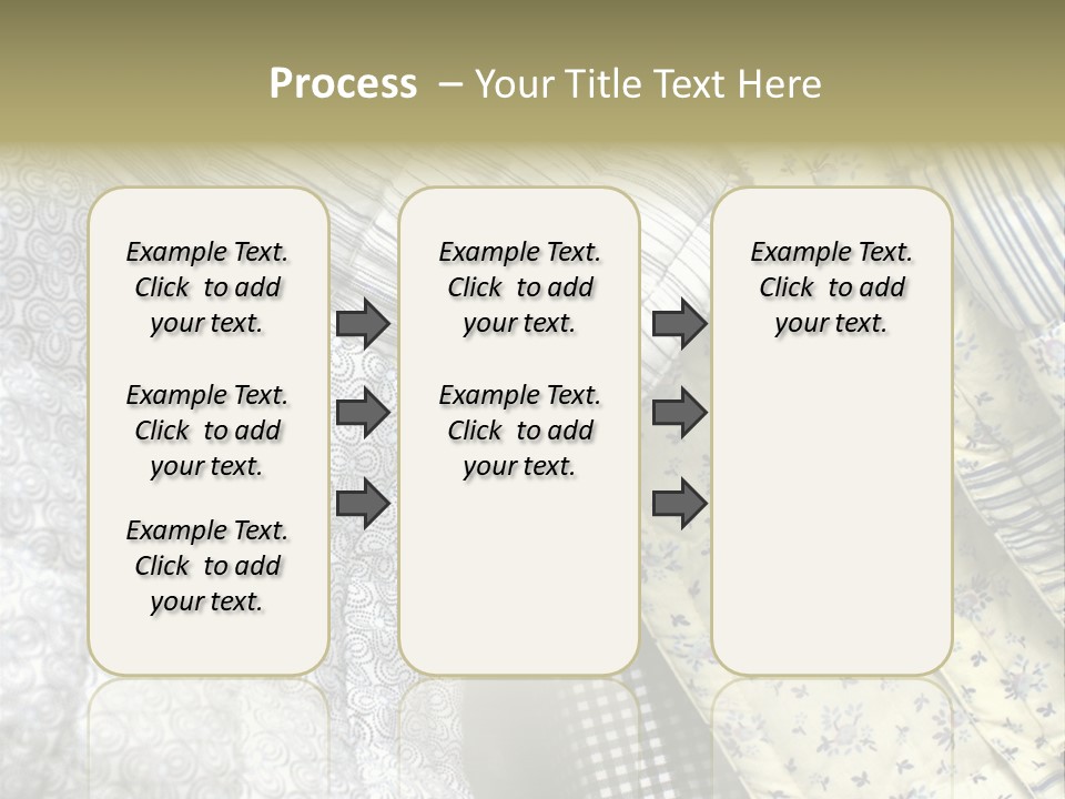 Cloth Blanket Country PowerPoint Template
