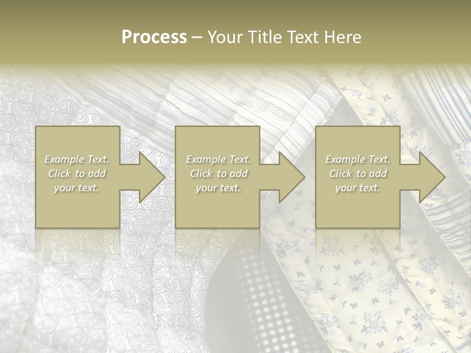 Cloth Blanket Country PowerPoint Template