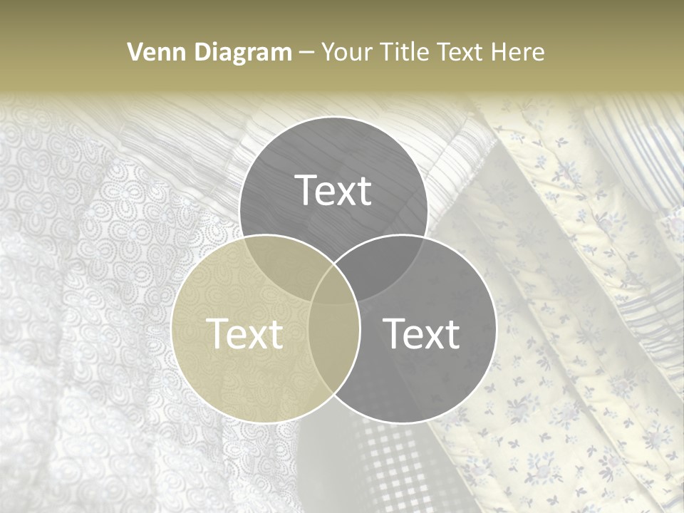 Cloth Blanket Country PowerPoint Template