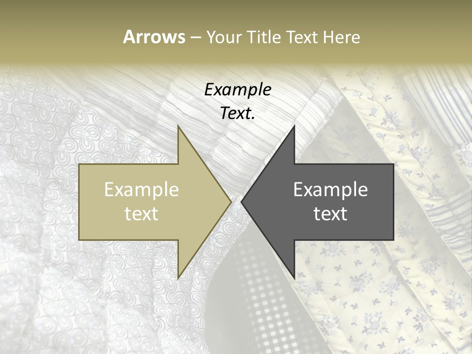 Cloth Blanket Country PowerPoint Template