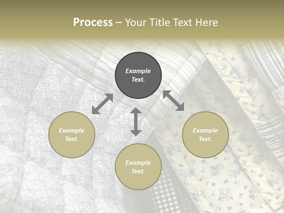 Cloth Blanket Country PowerPoint Template