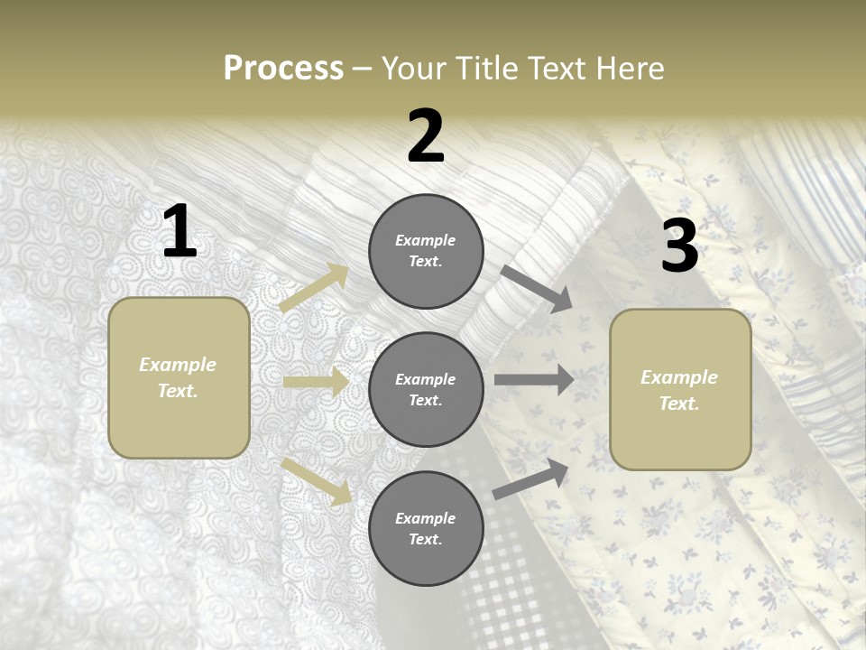 Cloth Blanket Country PowerPoint Template