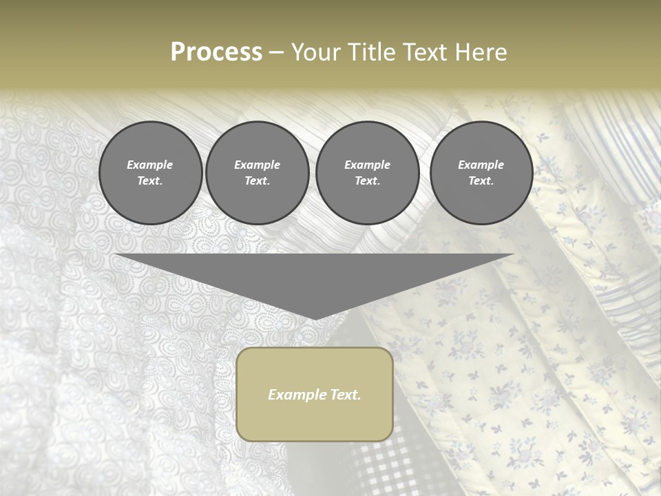 Cloth Blanket Country PowerPoint Template