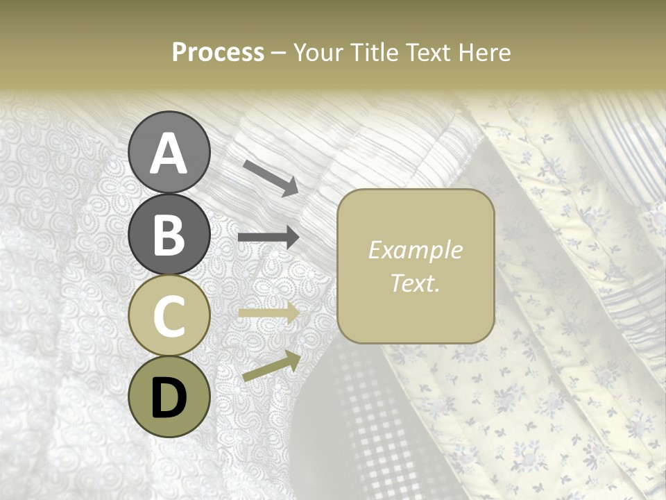 Cloth Blanket Country PowerPoint Template