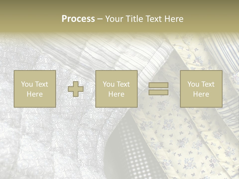 Cloth Blanket Country PowerPoint Template