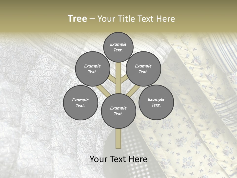 Cloth Blanket Country PowerPoint Template