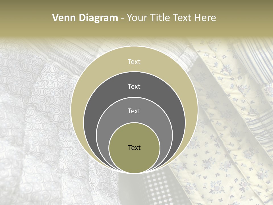 Cloth Blanket Country PowerPoint Template