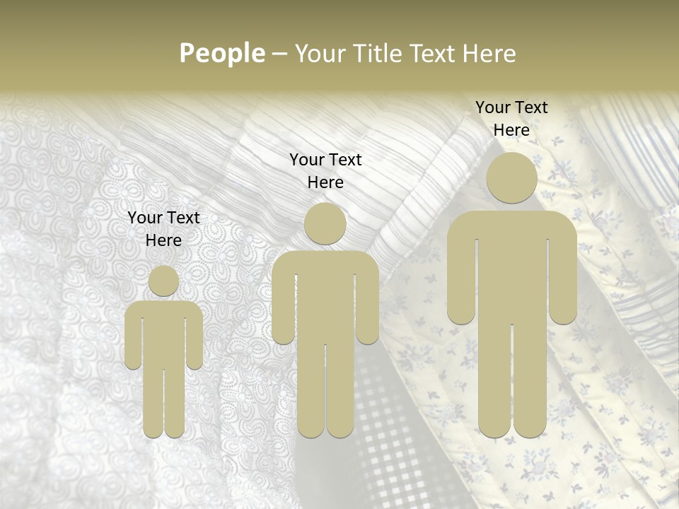 Cloth Blanket Country PowerPoint Template