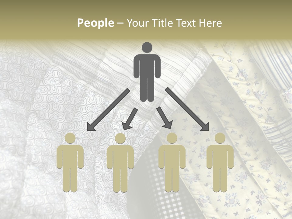 Cloth Blanket Country PowerPoint Template