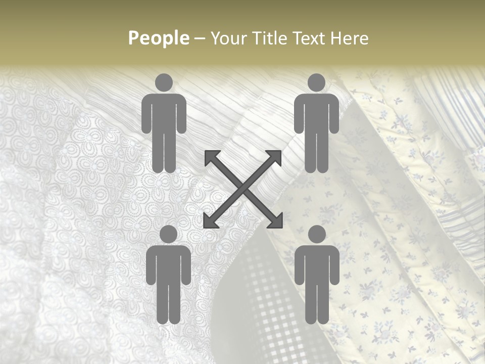 Cloth Blanket Country PowerPoint Template