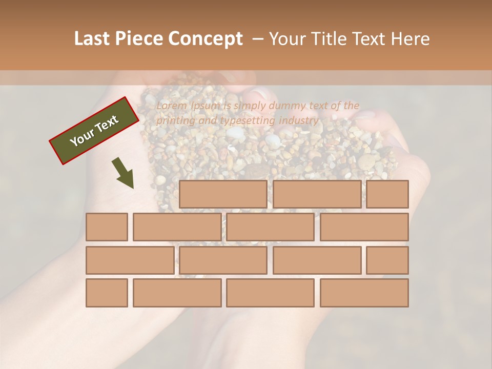 People Love Shape PowerPoint Template