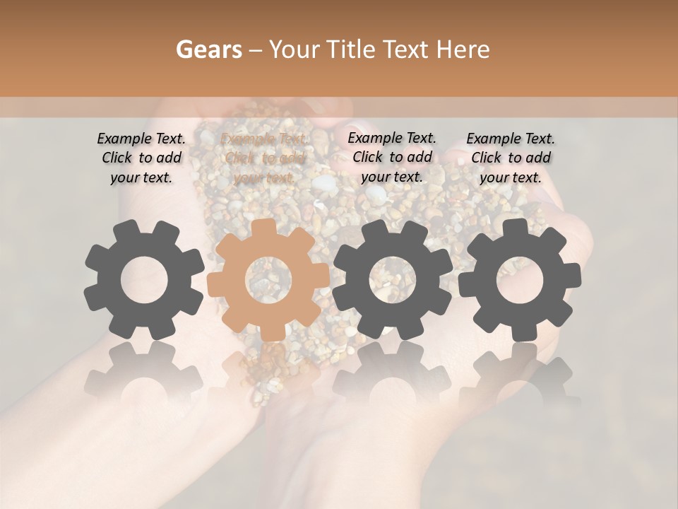 People Love Shape PowerPoint Template