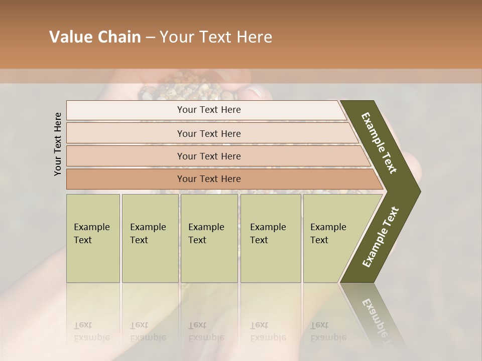 People Love Shape PowerPoint Template