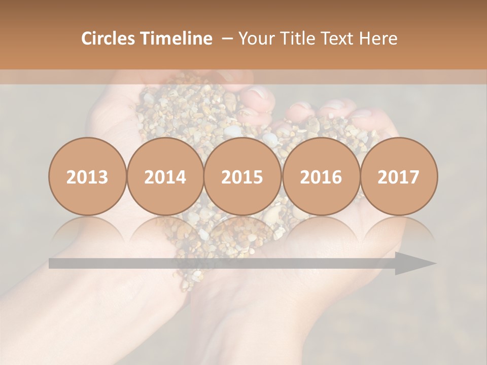 People Love Shape PowerPoint Template