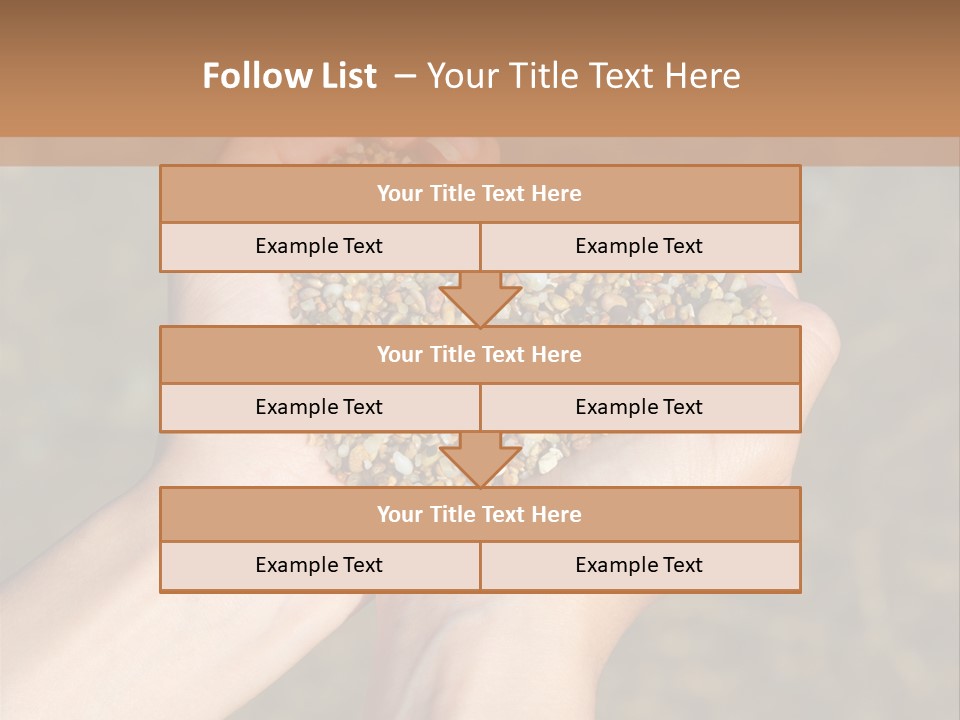 People Love Shape PowerPoint Template